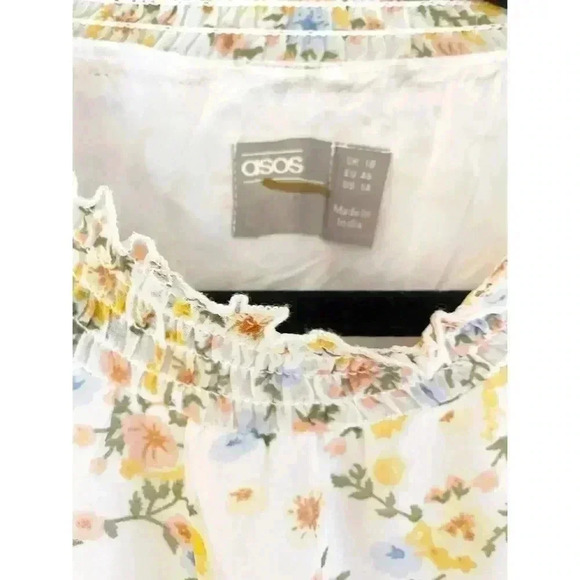 ASOS Curvy Floral Ruffle Dress - Picture 4 of 5